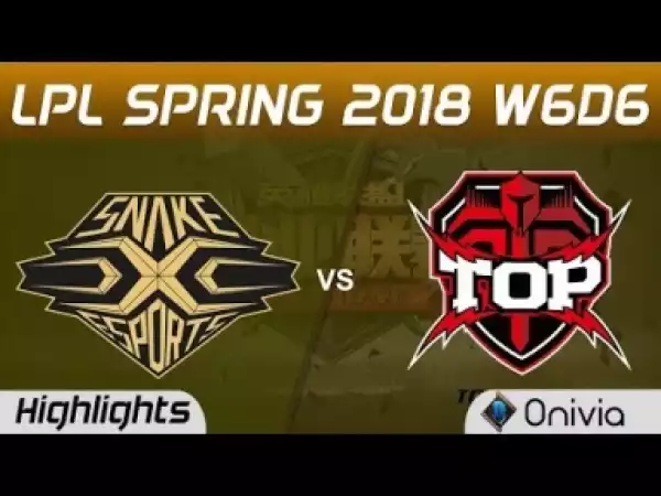 Video: SS vs Top Highlights Games 2 LPL Spring Highlights 11/03/18 HD
